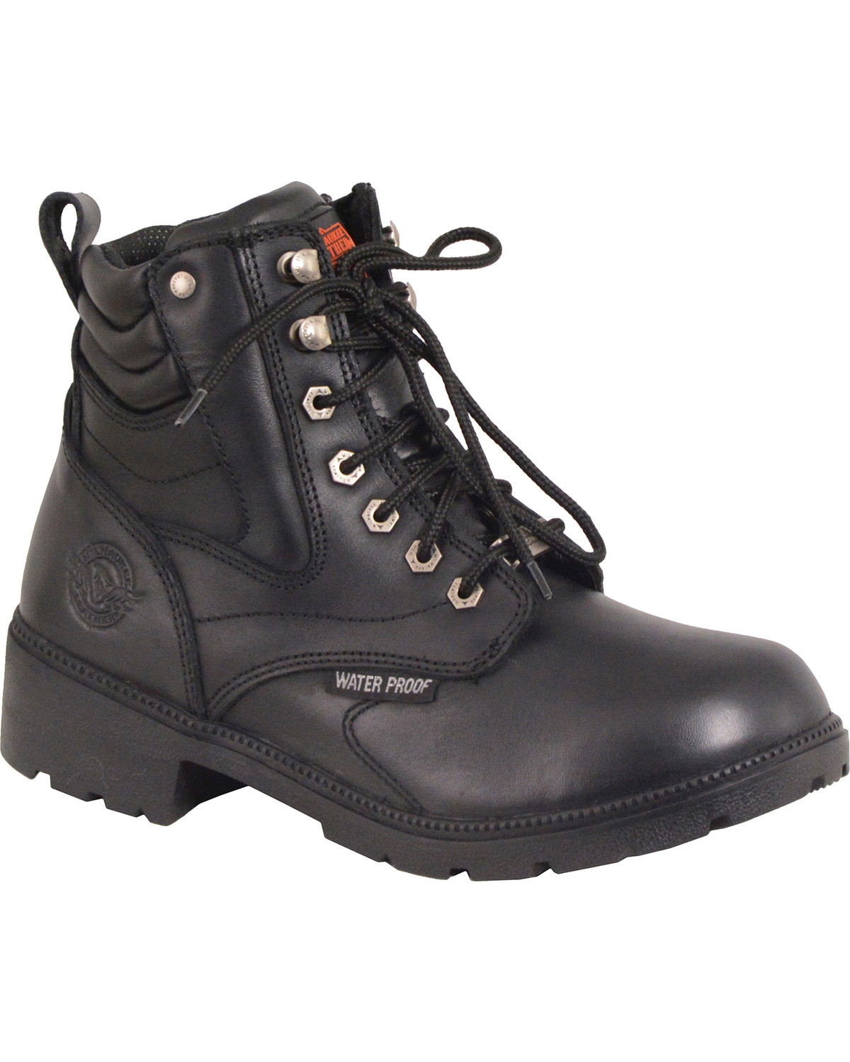 women's work boots with zipper