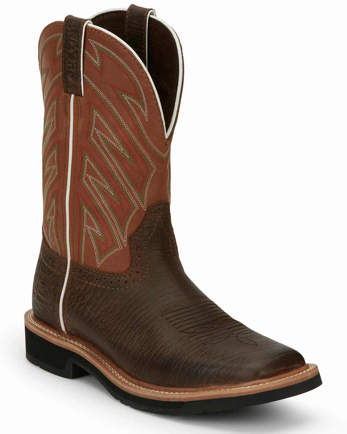 Justin Men s J Max Blueprint Bay Gaucho EH Pull On Work Boots Soft Toe Boot Barn in Tustin CA The Market Place