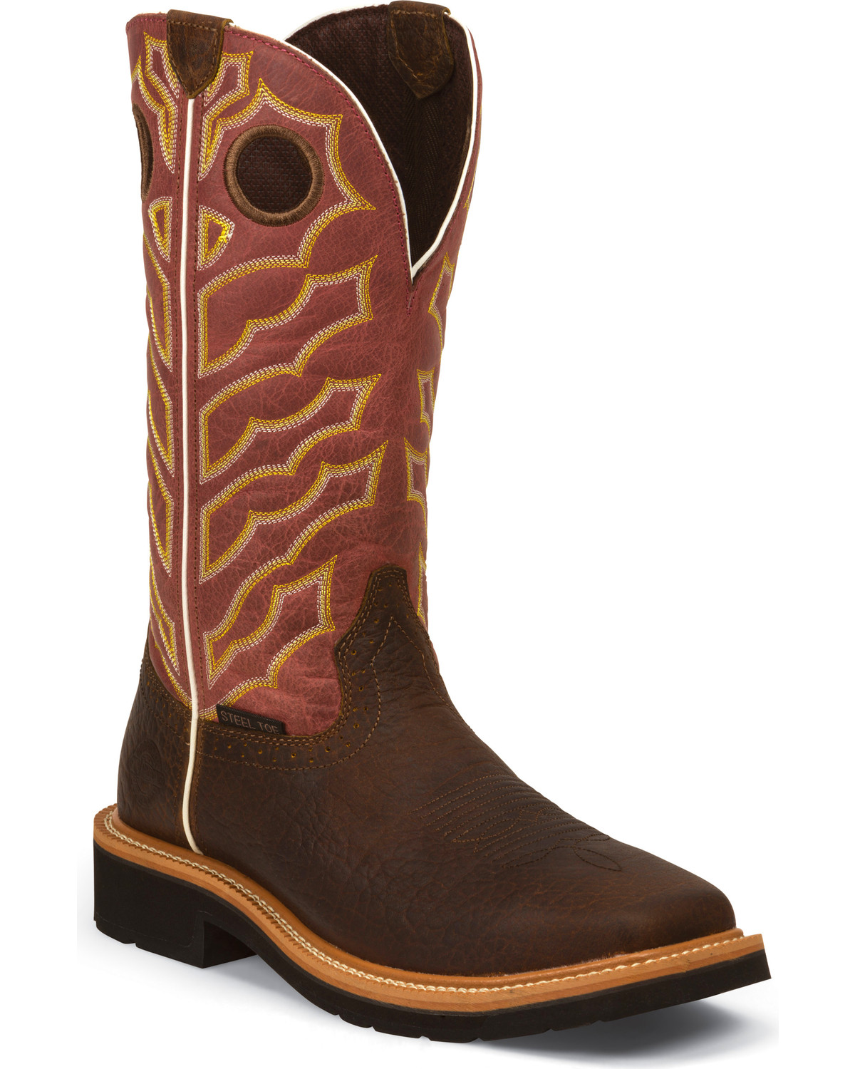 justin 6 inch work boots
