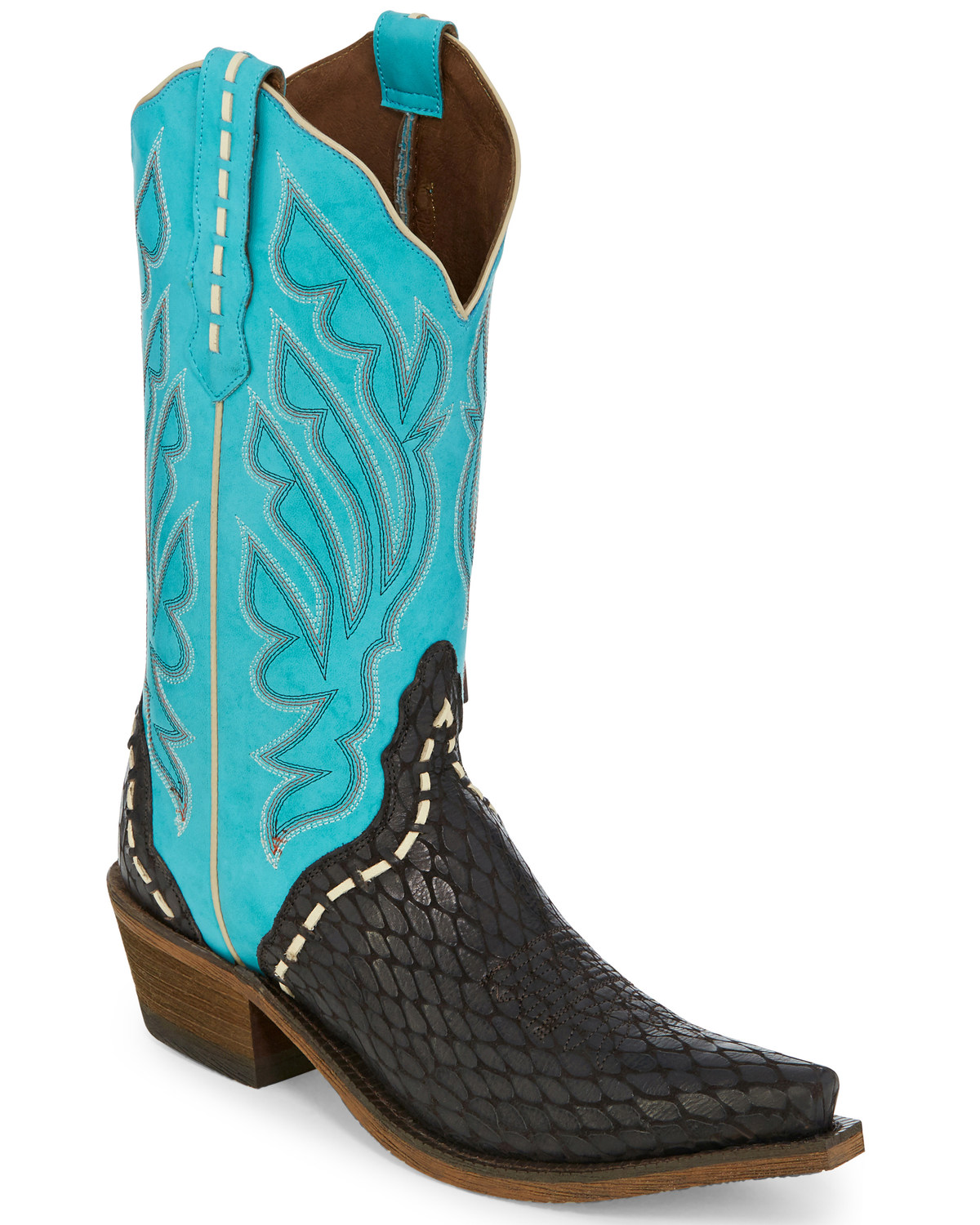 womens snake print cowboy boots
