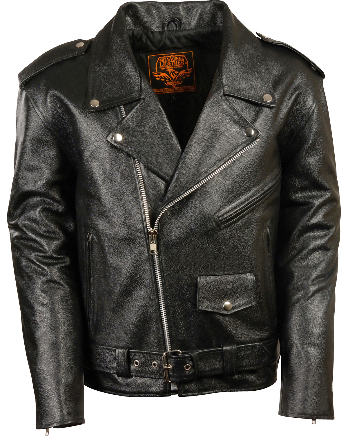 Milwaukee Leather Men's Classic Police Style M/C Jacket