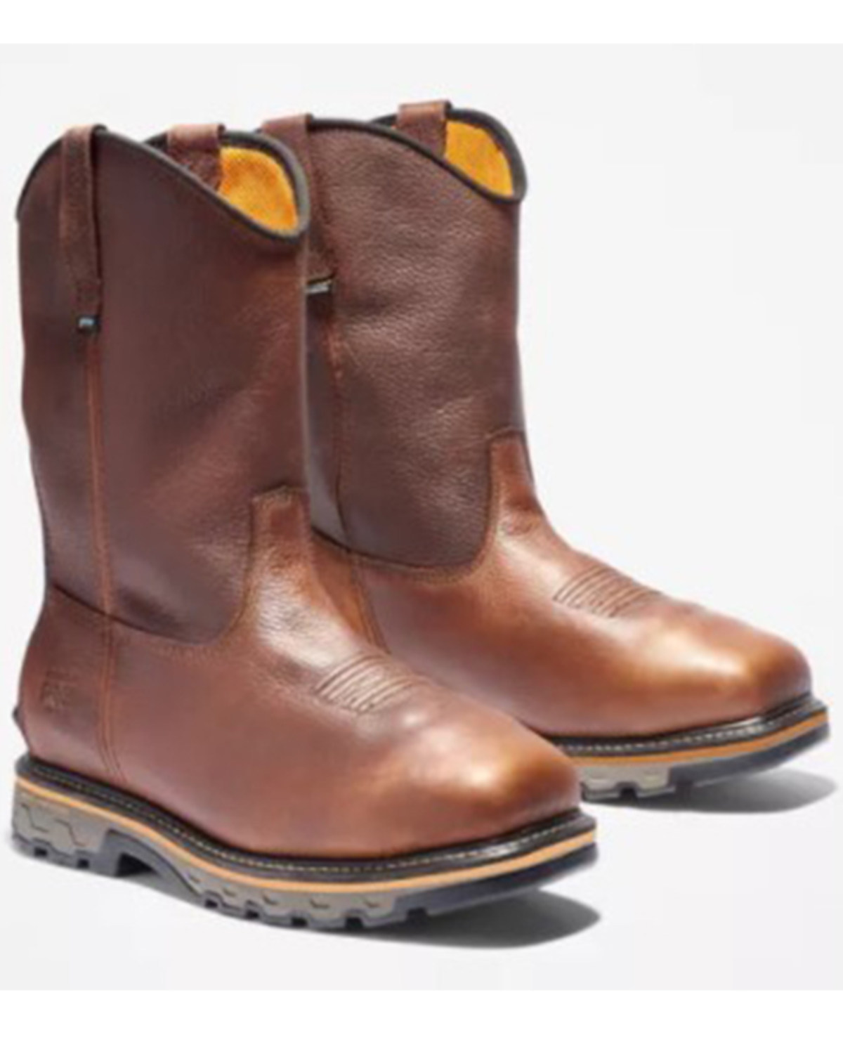 Timberland Men's True Grit Pull-On Met Guard Waterproof Work Boots - Square Toe