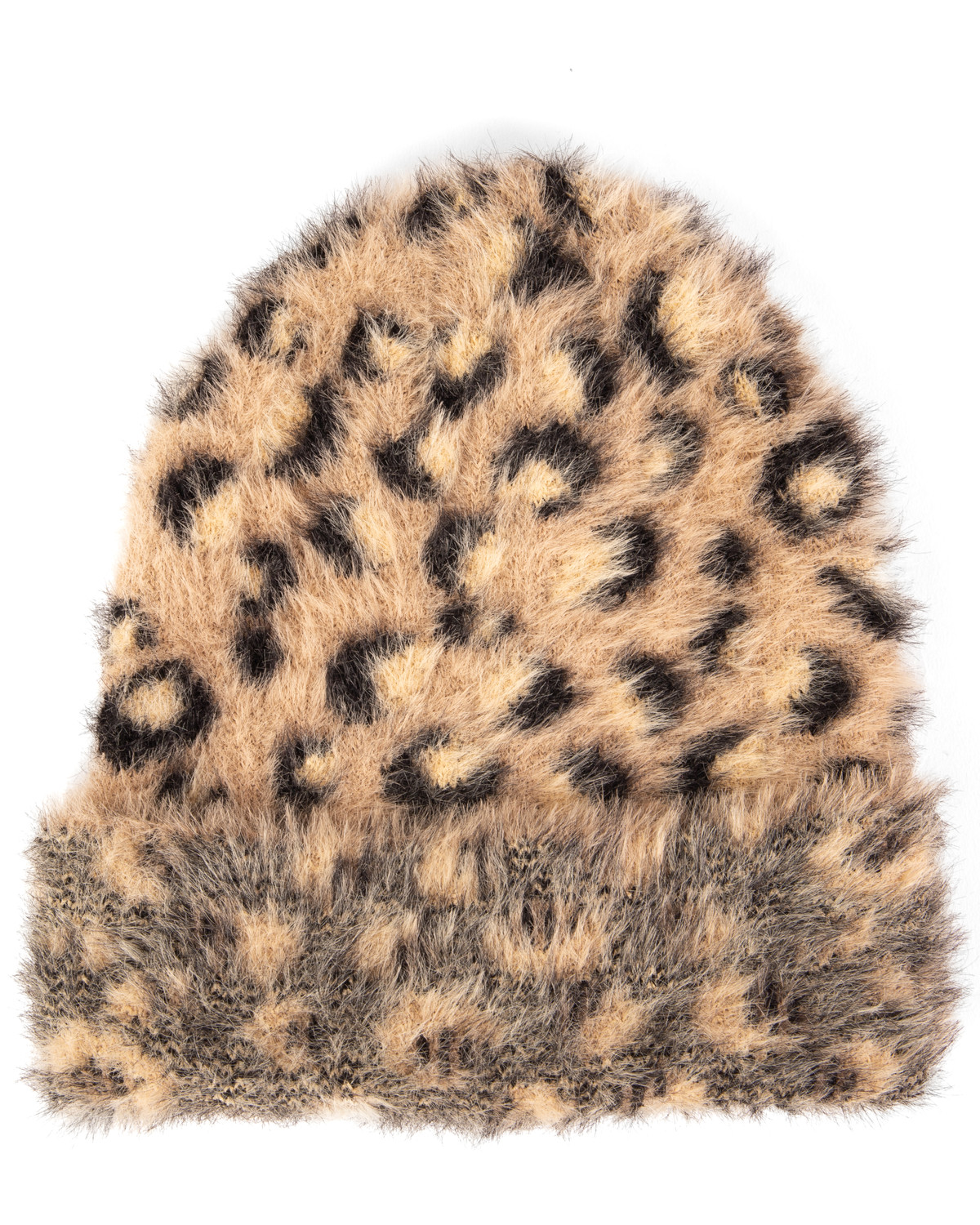 San Diego Hat Company Women's Leopard Print Cuffed Beanie