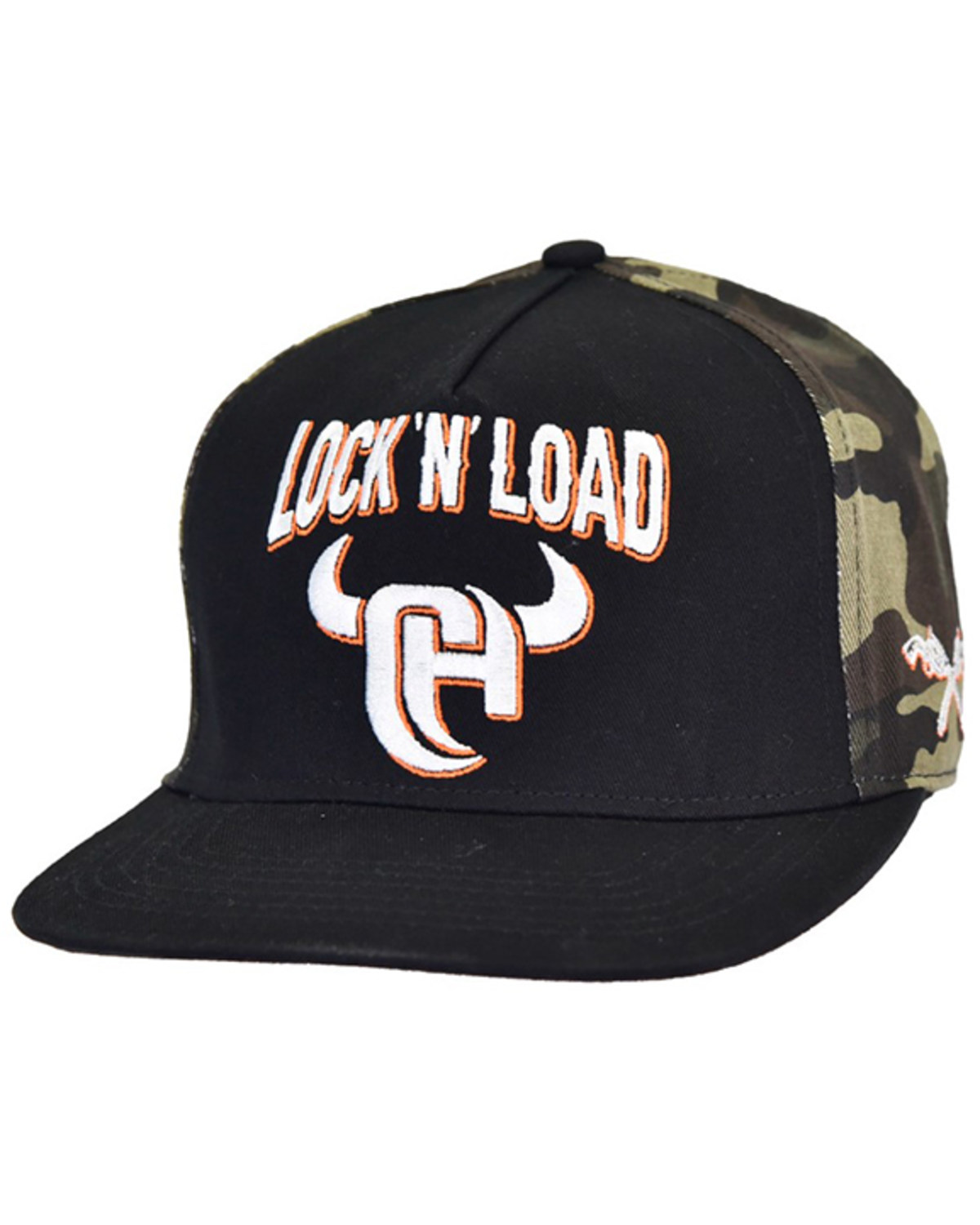 Cowboy Hardware Men's Lock & Load Flat Bill Baseball Cap