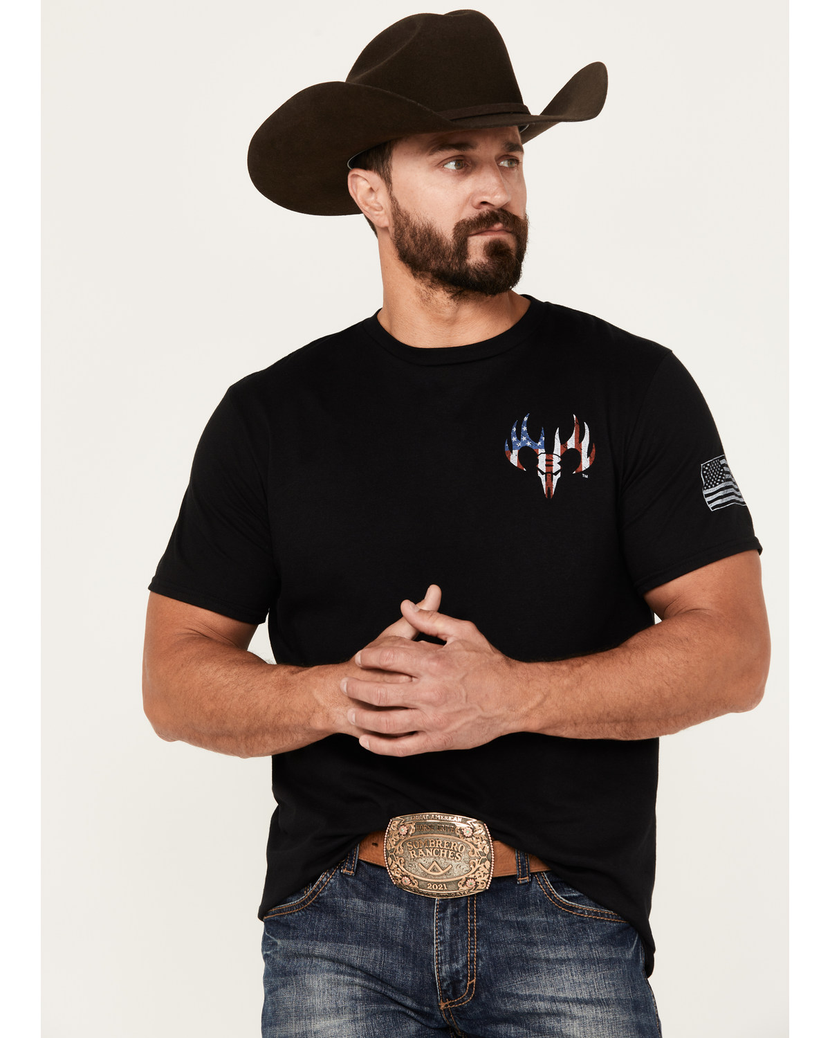 Buckwear Men's Defend Liberty Short Sleeve Graphic T-Shirt