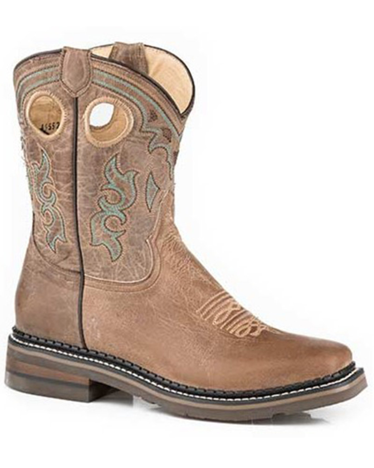 Roper Women's Work It Short Performance Western Ranch Boots - Square Toe