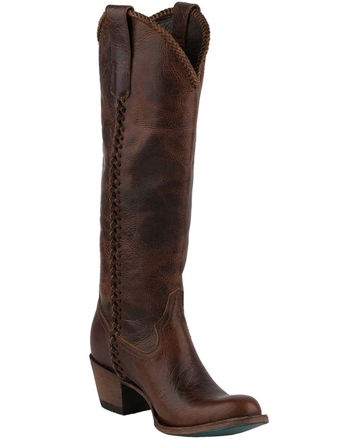 cognac color womens boots