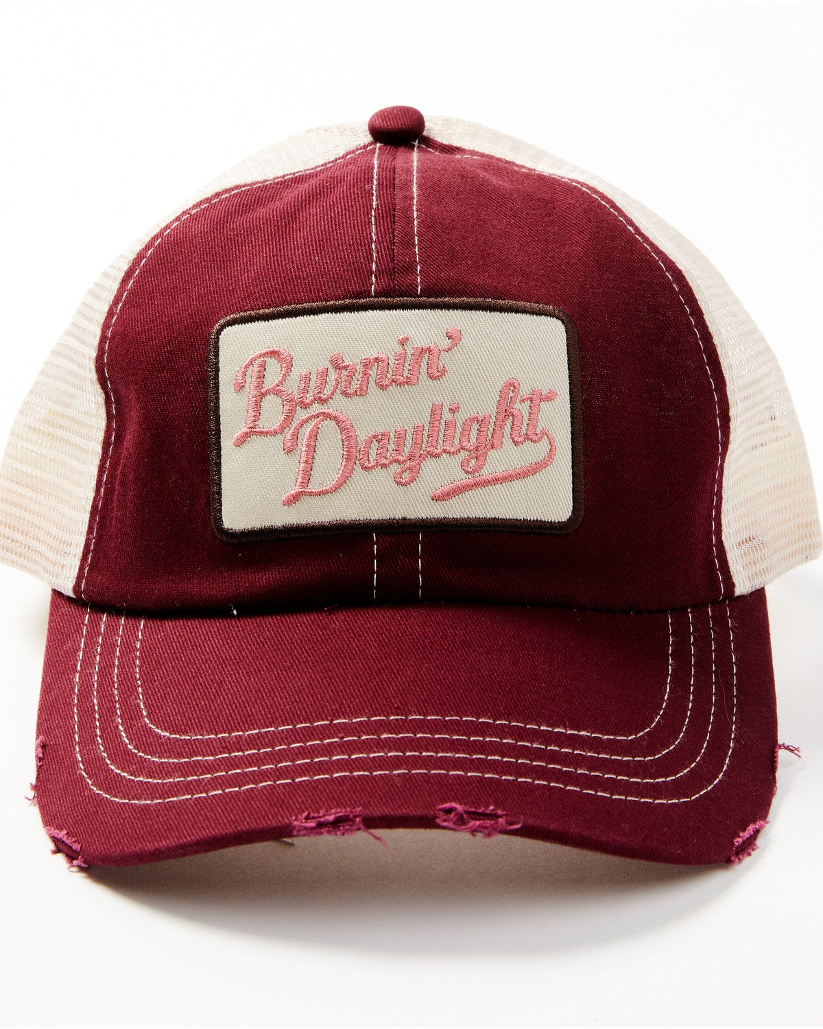 Idyllwind Women's Burnin' Daylight Distressed Mesh Back Ball Cap
