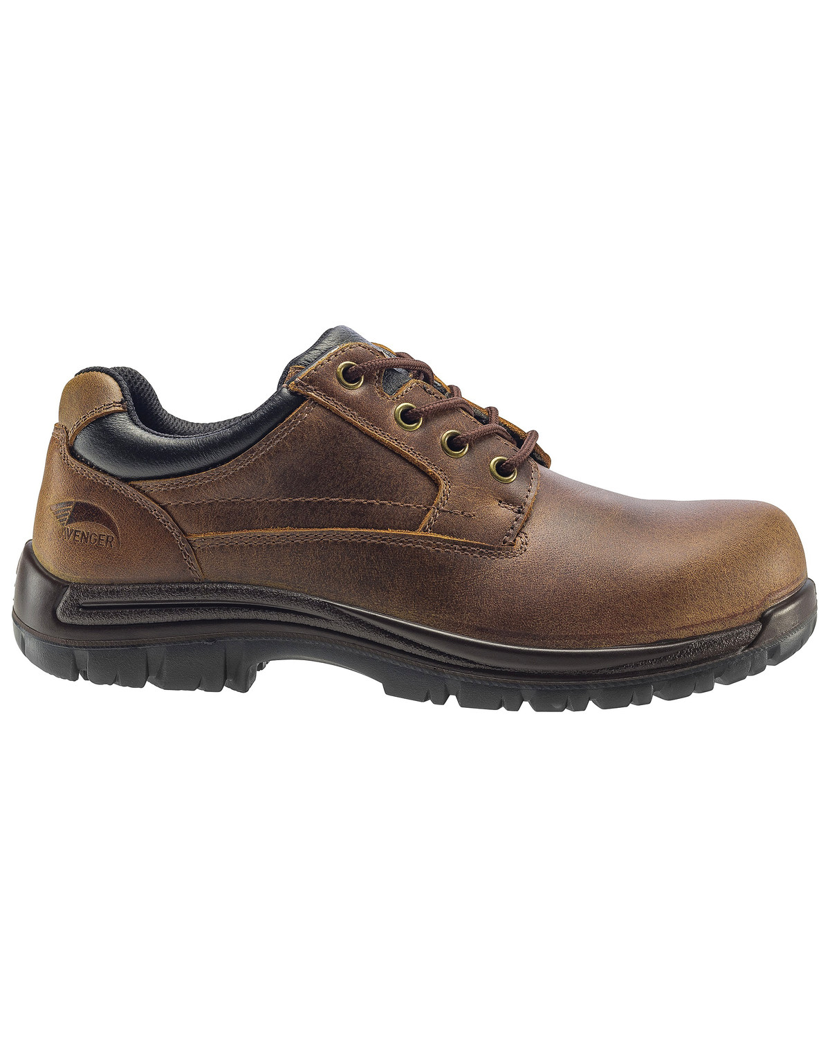 composite toe oxford work shoe
