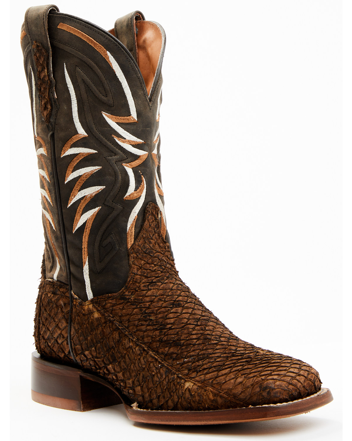 Dan Post Women's Exotic Sea Bass Western Boots - Broad Square Toe