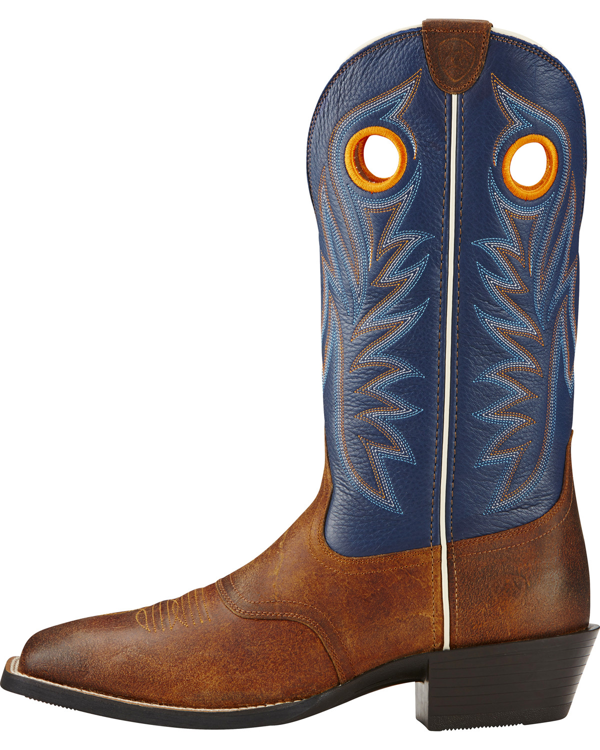 blue western boot