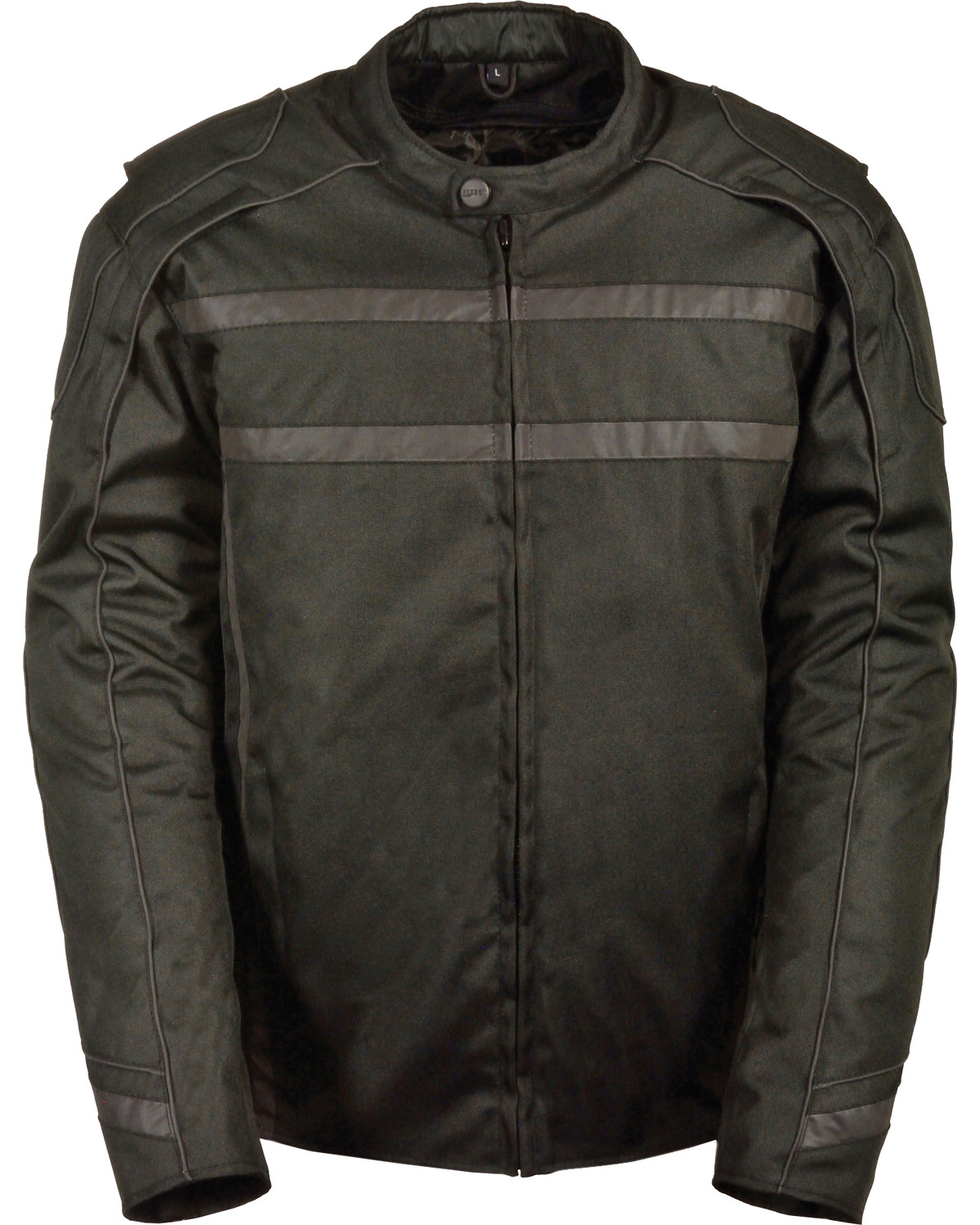 Milwaukee Leather Men's Vented Nylon Reflective Jacket