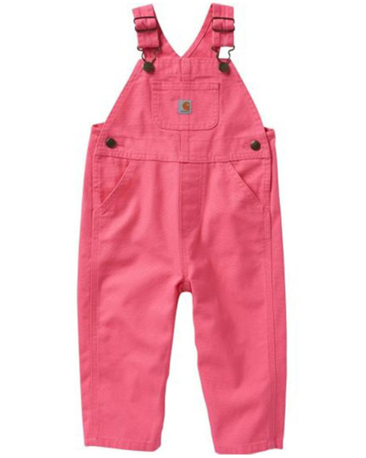 Carhartt Toddler Girls' Loose Fit Canvas Bib Overalls