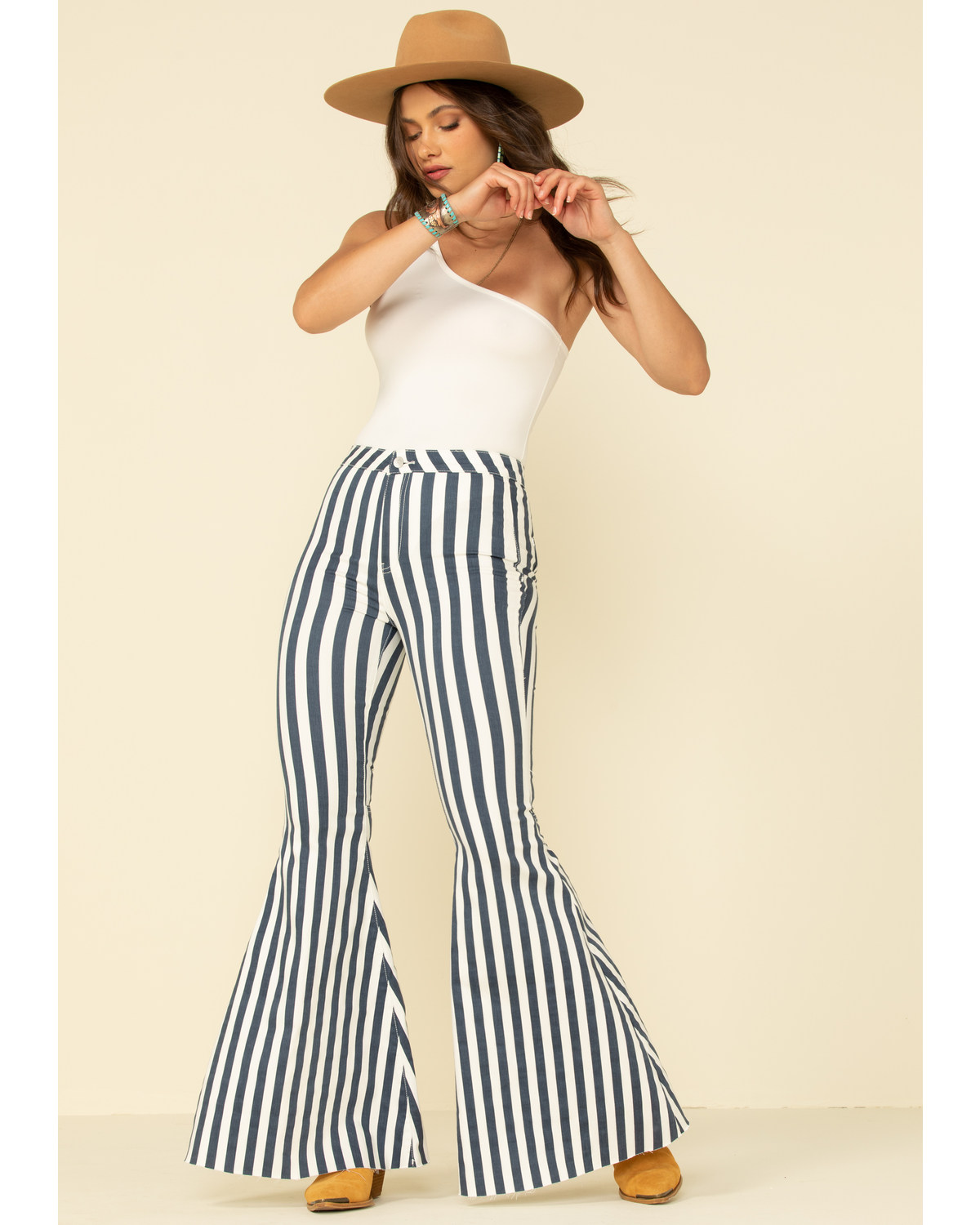 striped flares