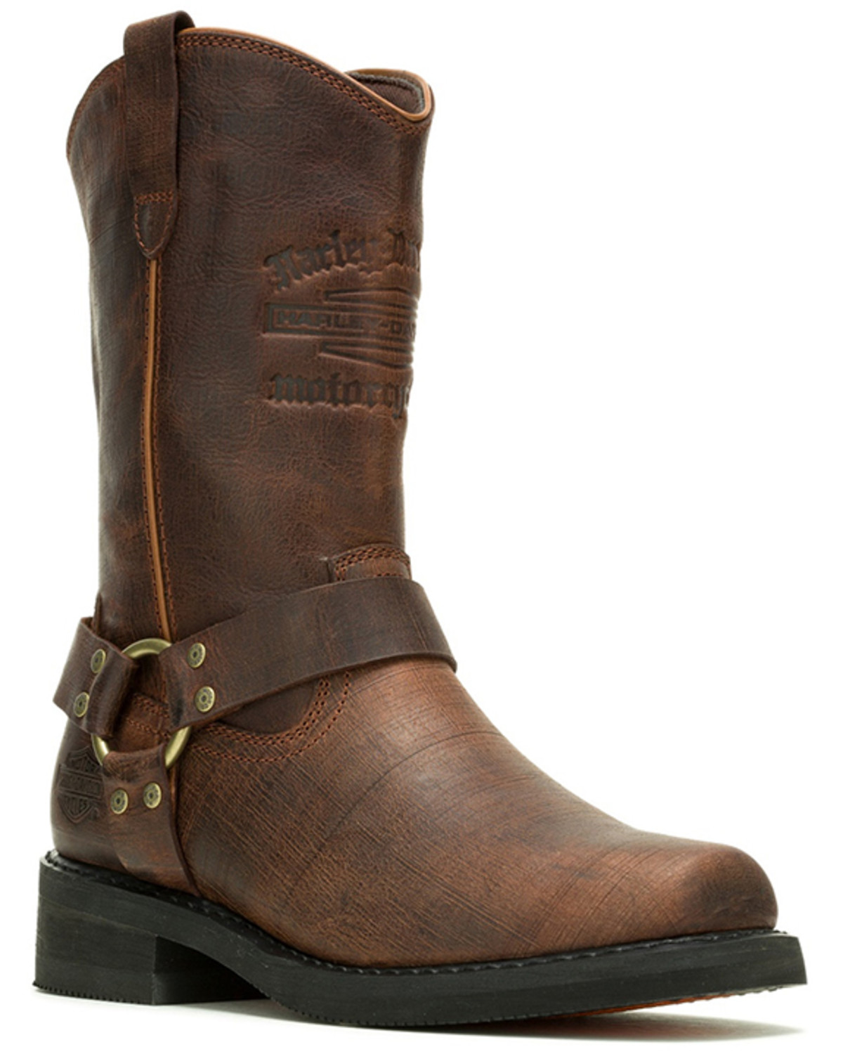 Harley Davidson Men's Hustin West Motorcycle Boots - Square Toe