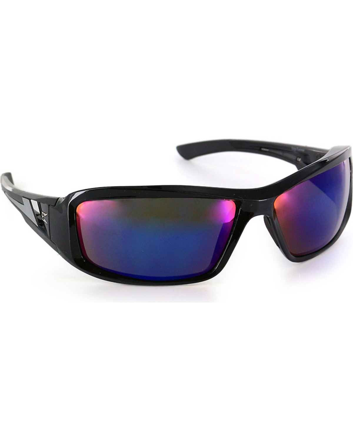 Edge Eyewear Men's Brazeau Blue Mirror Safety Sunglasses