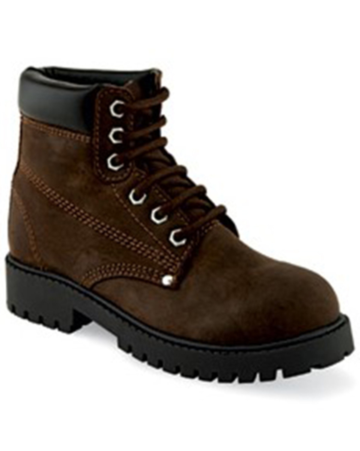 Old West Boys' Lace-Up Boots - Round Toe