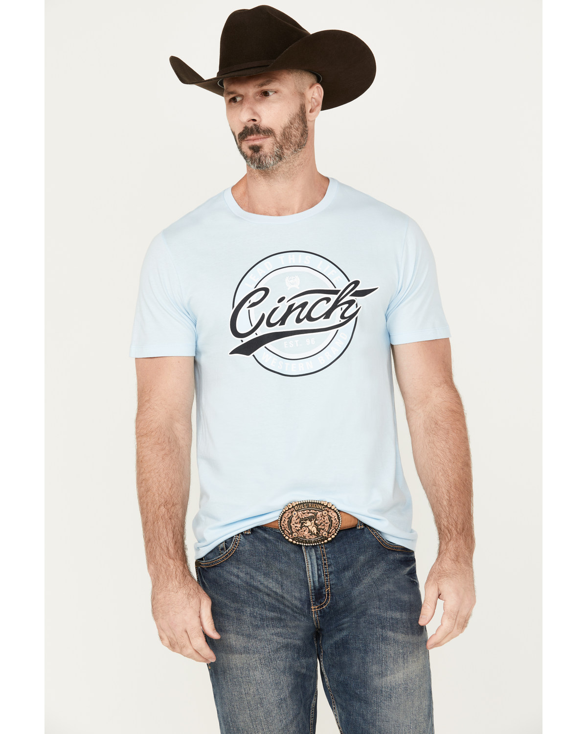 Cinch Men's Lead This Life Short Sleeve Graphic T-Shirt