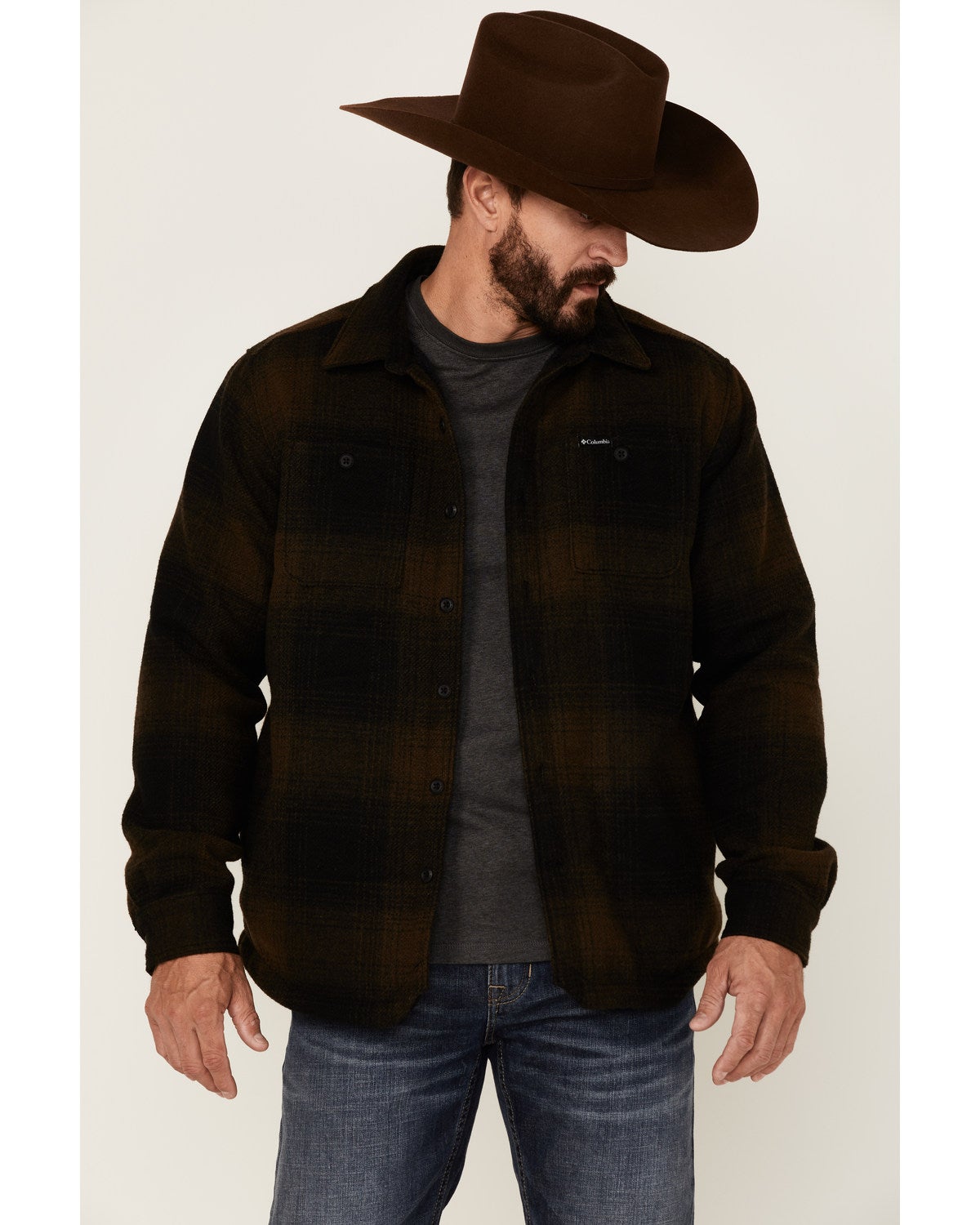 columbia plaid jacket