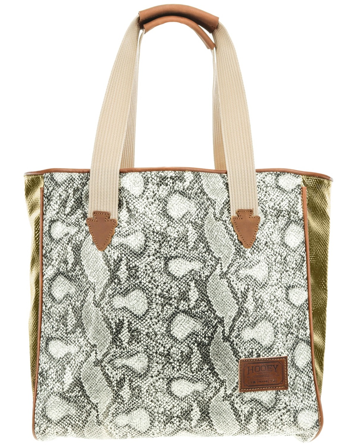 Hooey Women's Snake Print Tote Bag