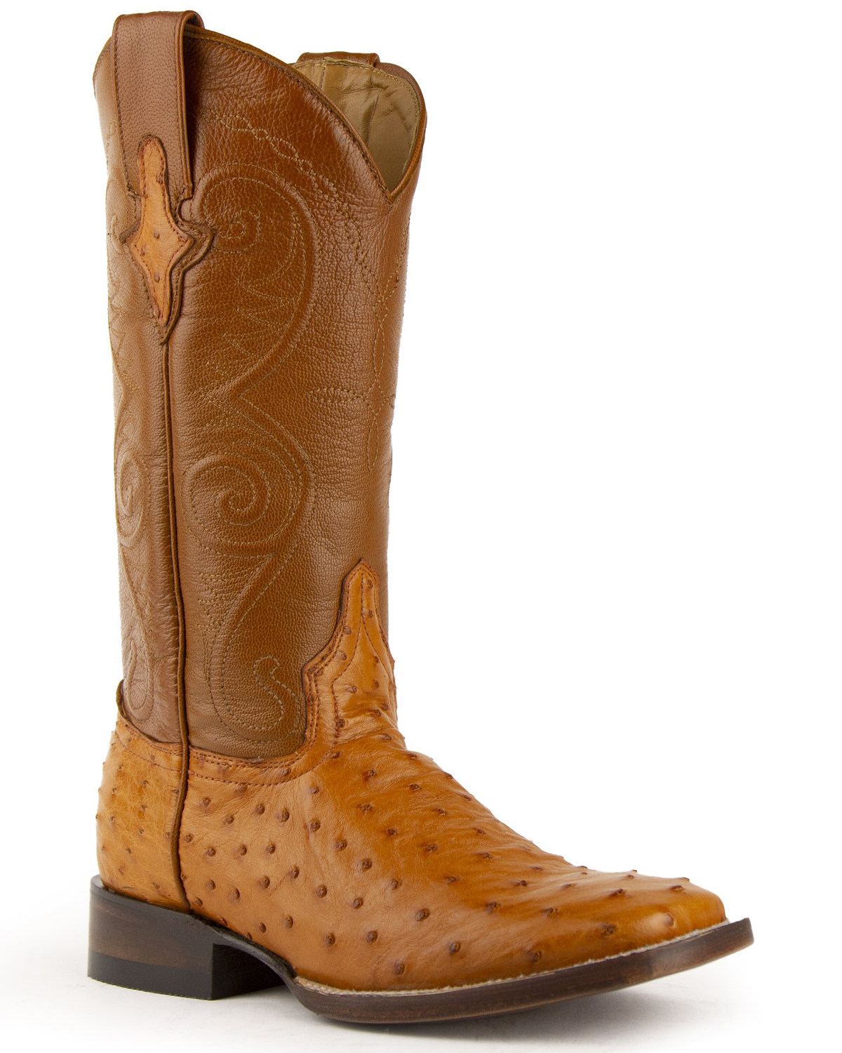 Women's full quill ostrich boots clearance