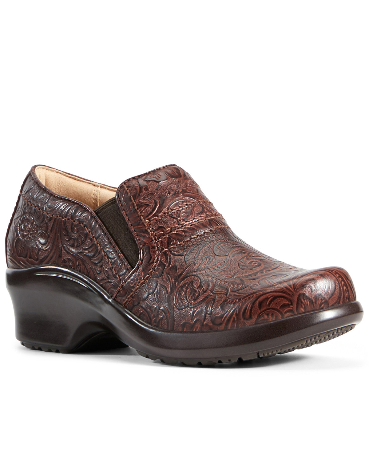 Ariat tooled leather shoes clearance