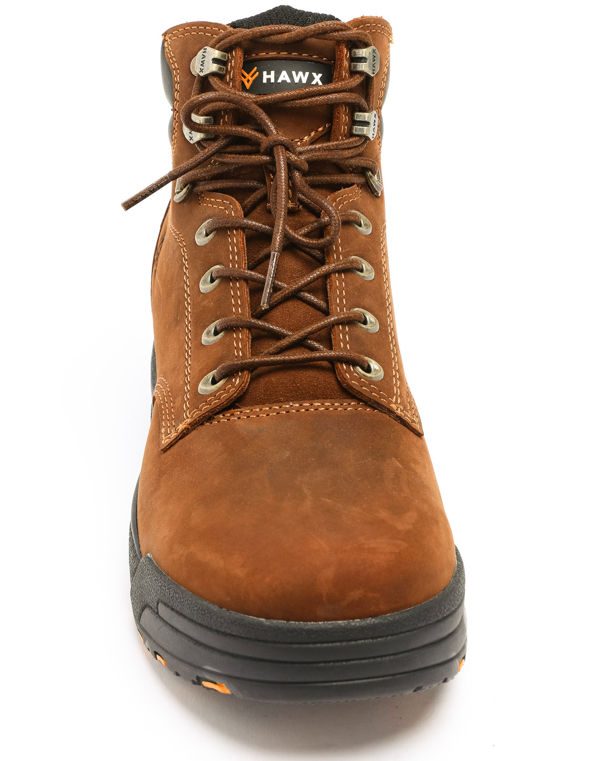 Hawx Men's Brown Enforcer Lace-Up Work Boots - Round Toe | Boot Barn