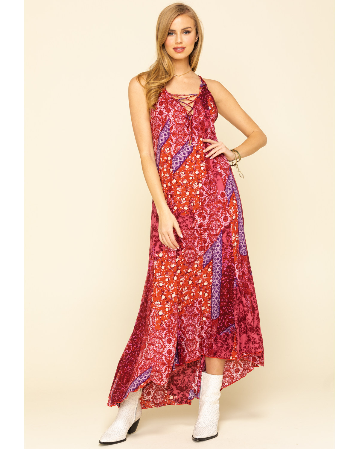 free people pink maxi dress