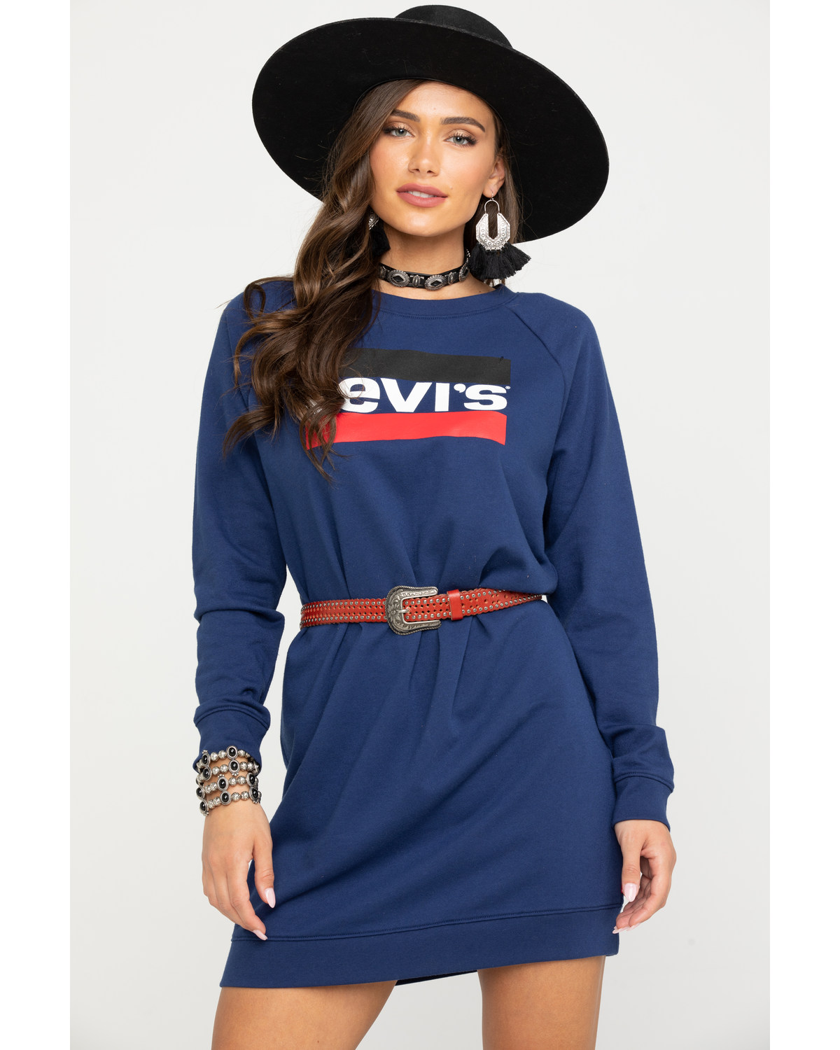 levi's sweatshirt dress