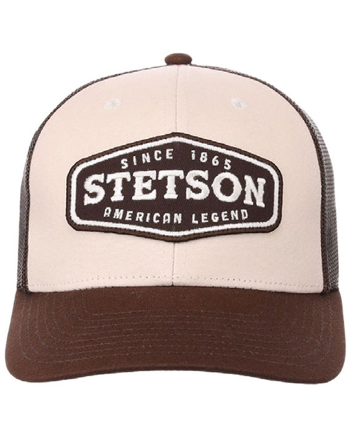 Stetson Men's Embroidered Logo Patch Trucker Cap