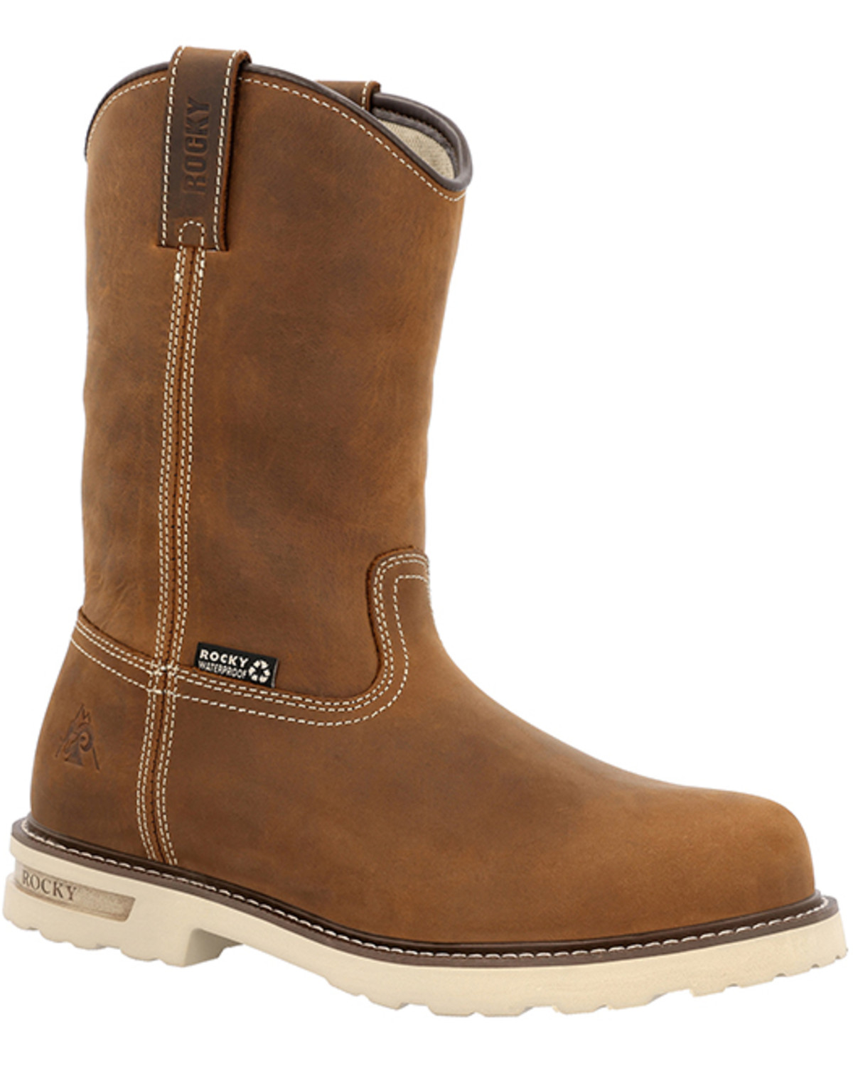 Rocky Men's Grindstone XTR Wellington Waterproof Work Boots - Soft Toe