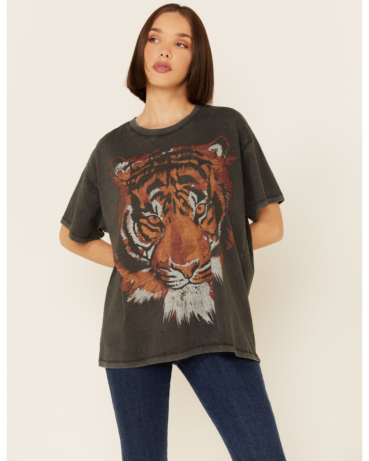 Wrangler oversized tiger tee