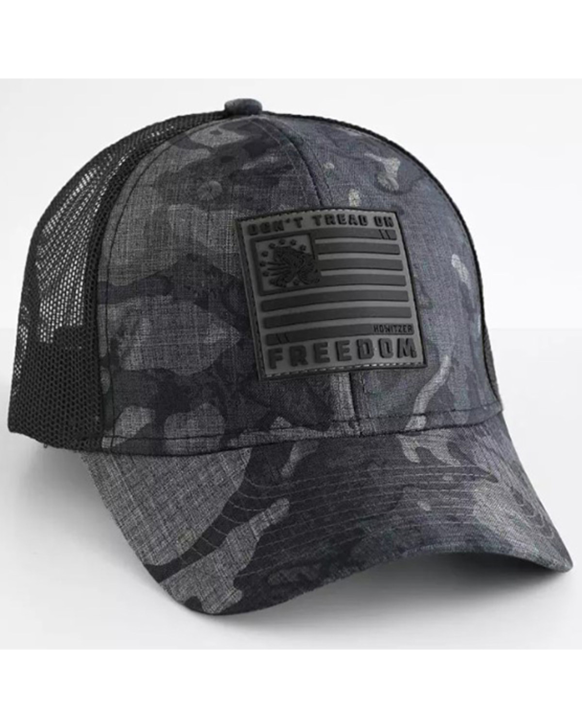 Howitzer Men's Don't Tread Freedom Camo Trucker Hat