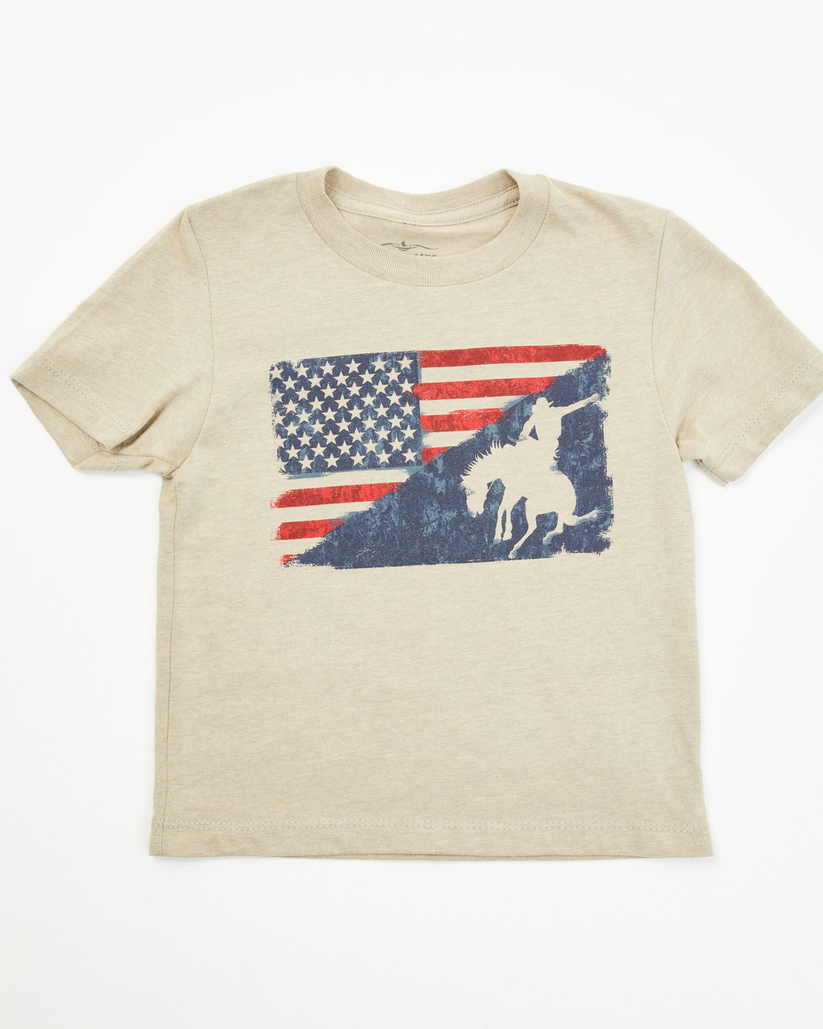 Cody James Toddler Boys' Flag Bronc Short Sleeve Graphic T-Shirt