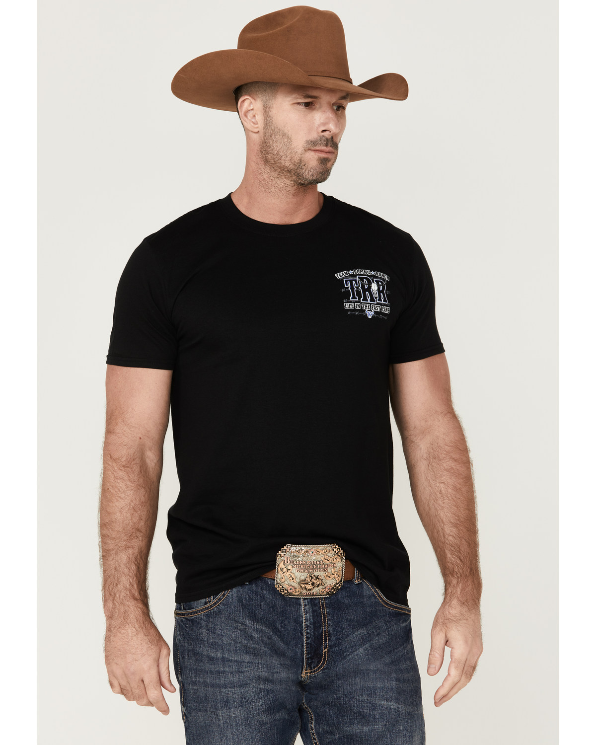 Cowboy Hardware Men's Life The Fast Lane Graphic T-Shirt