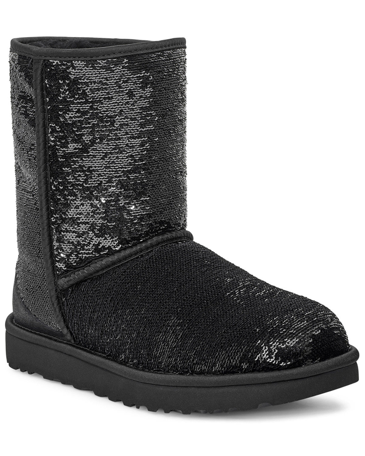 black sequin uggs size 9