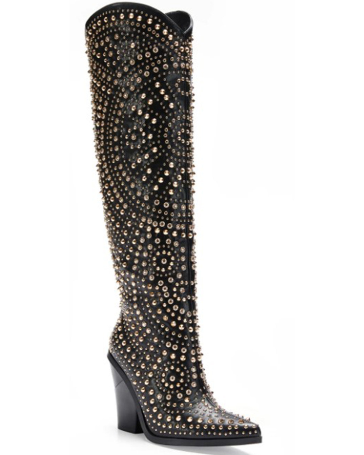 Azalea Wang Women's Texas Rhinestone Western Boots - Round Toe