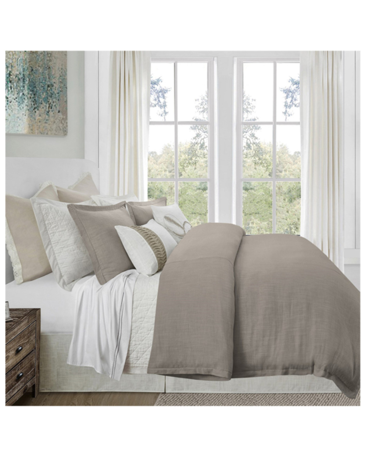 HiEnd Accents Hera 3pc Duvet Set - King