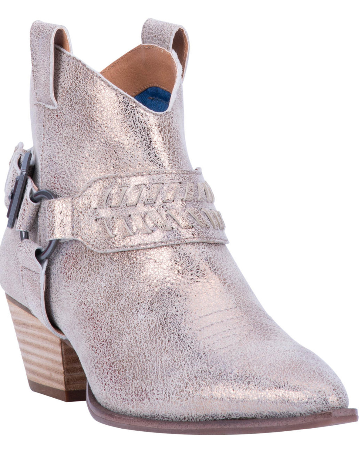 gold booties
