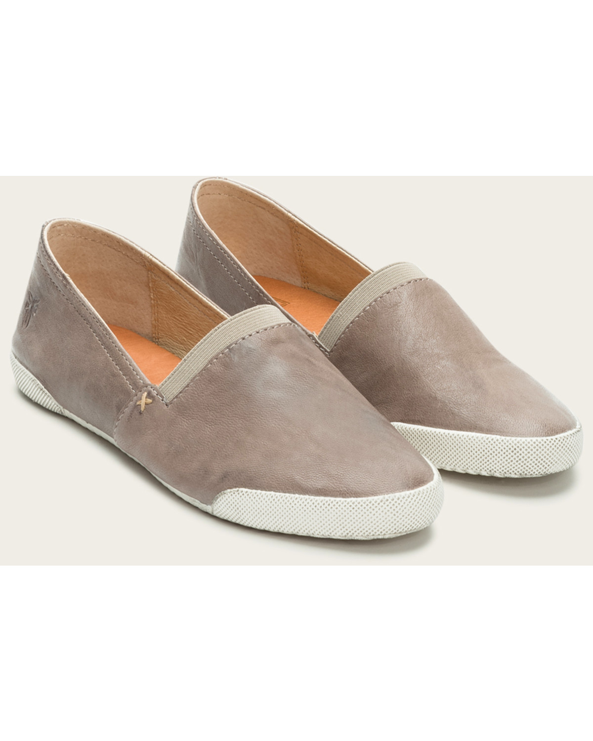 Frye Women's Grey Melanie Slip On Shoes 