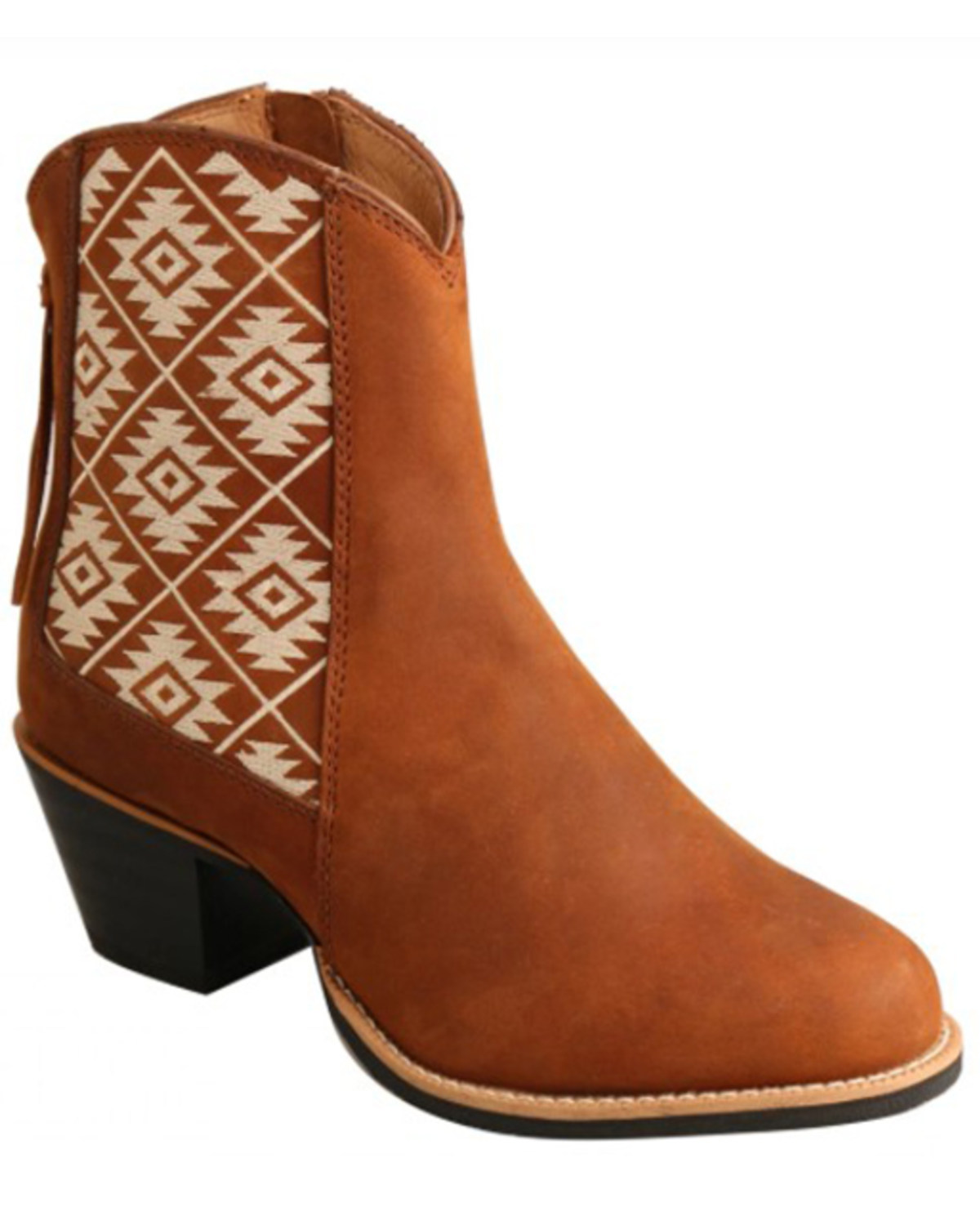 Twisted X Women's Southwestern Printed Western Booties - Round Toe