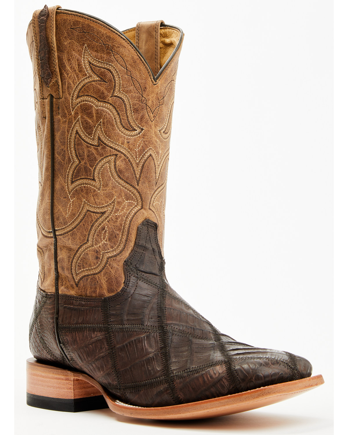 Cody James Men's Exotic Caiman Western Boots - Broad Square Toe