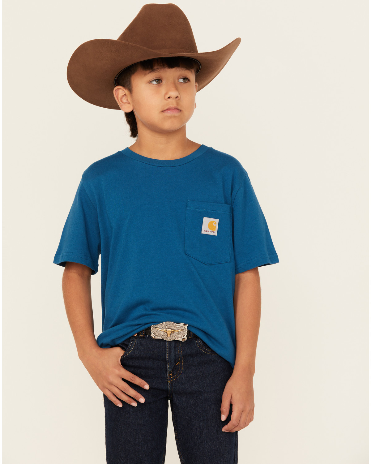 Carhartt Boys' Short Sleeve Pocket T-Shirt