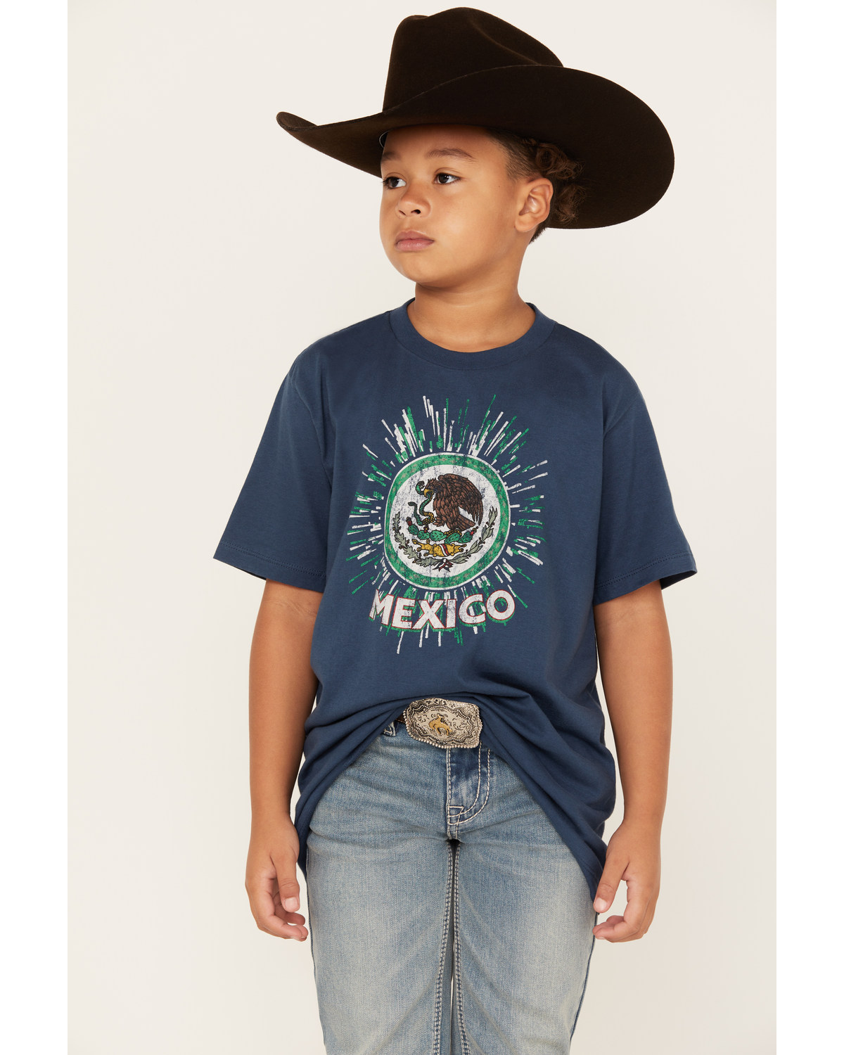 Cody James Boys' Mexico Burst Short Sleeve Graphic T-Shirt