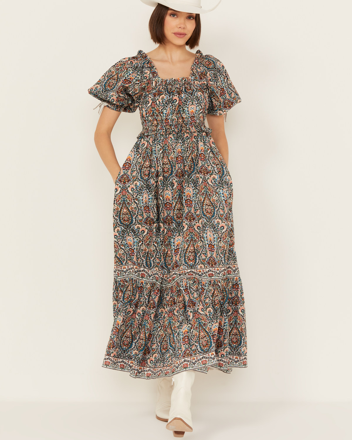 Cleobella Women's Harriet Printed Maxi Dress