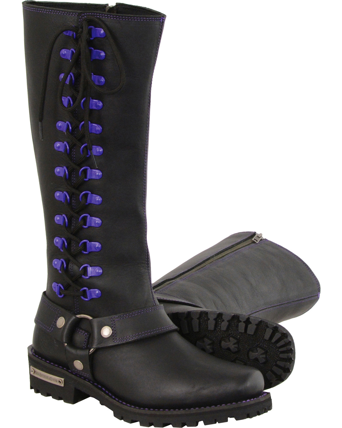 womens black leather boots