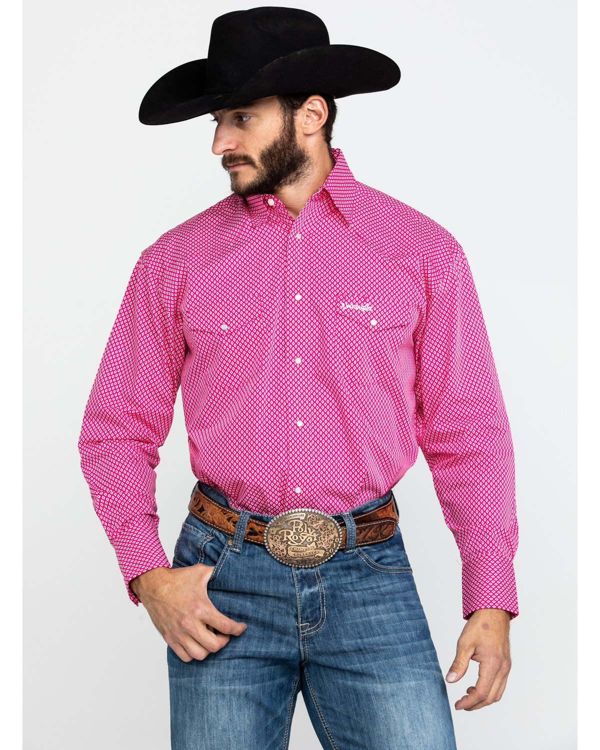 Tough Enough To Wear Pink Geo Print