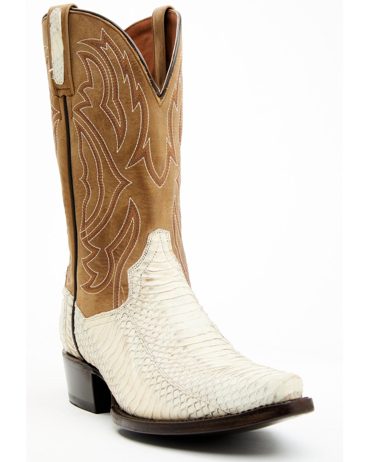 Dan Post Men's Exotic Snake Skin Western Boots - Snip Toe