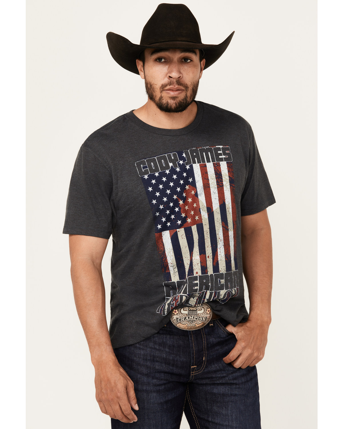 Cody James Men's Rebellion Americana Short Sleeve Graphic T-Shirt