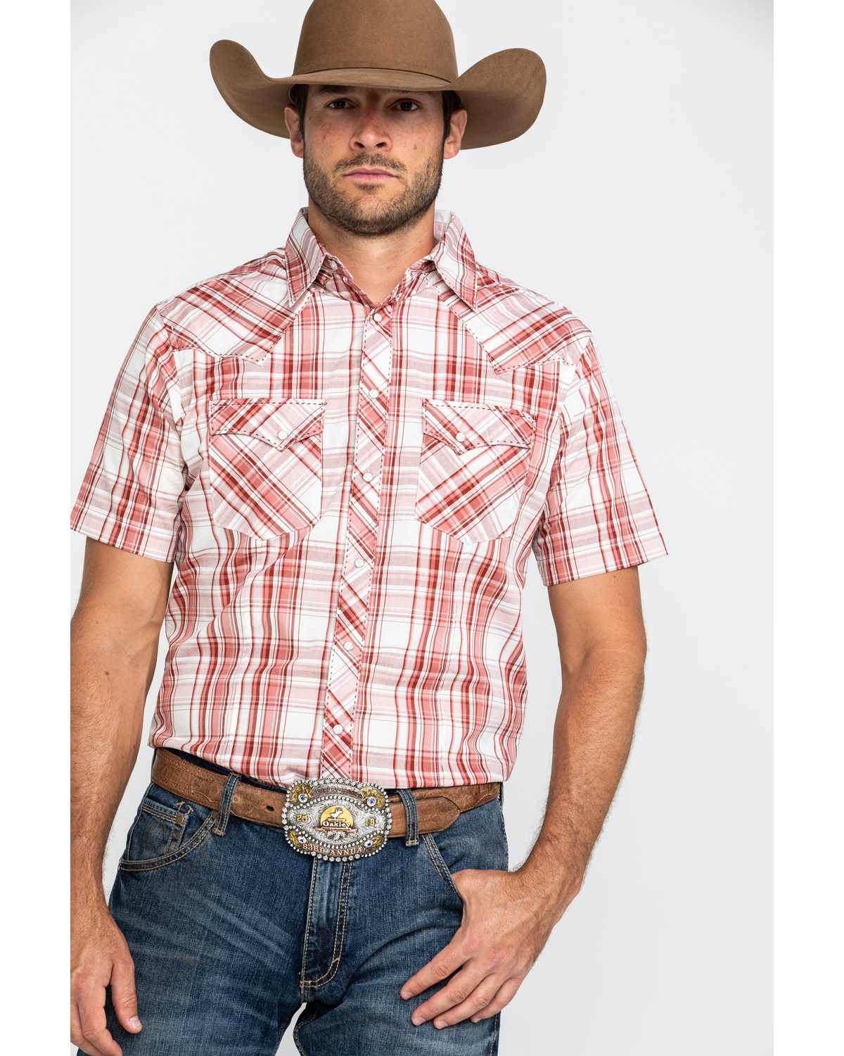 short sleeve snap button western shirts